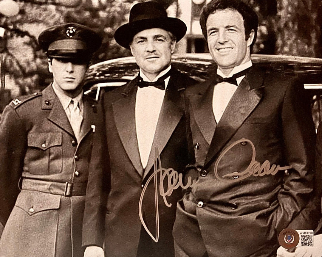 James Caan Signed 8x10 Photo (The Godfather) - Beckett COA